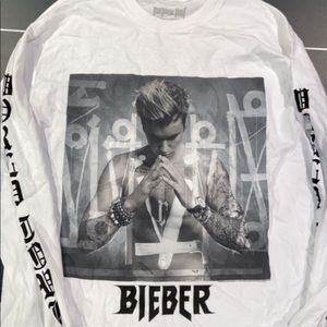 Justin Bieber purpose tour merch long sleeve